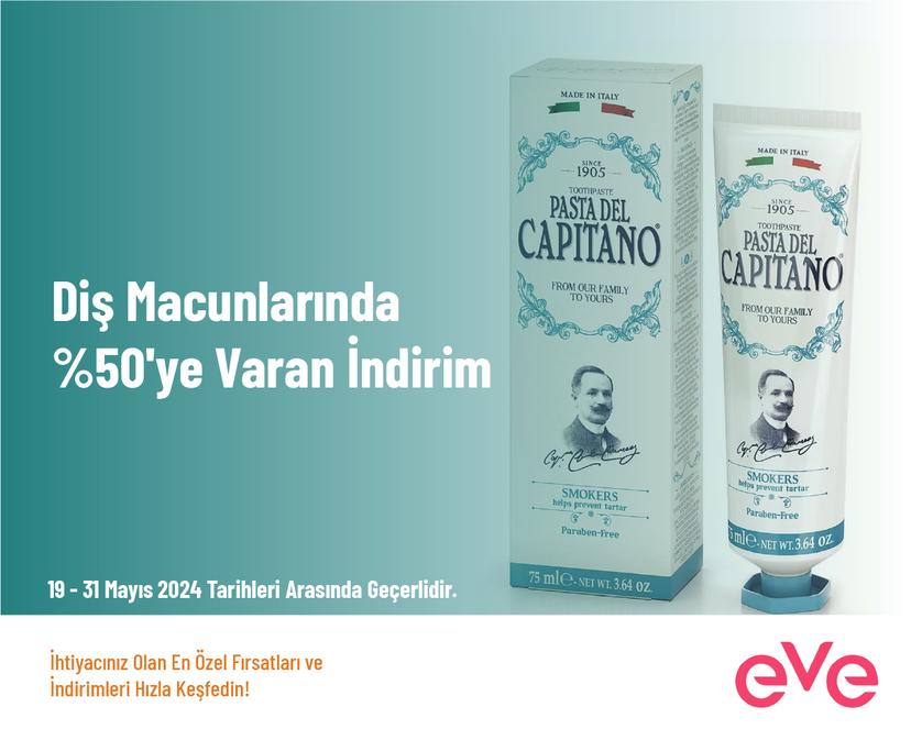 Diş Macunlarında %50'ye Varan İndirim