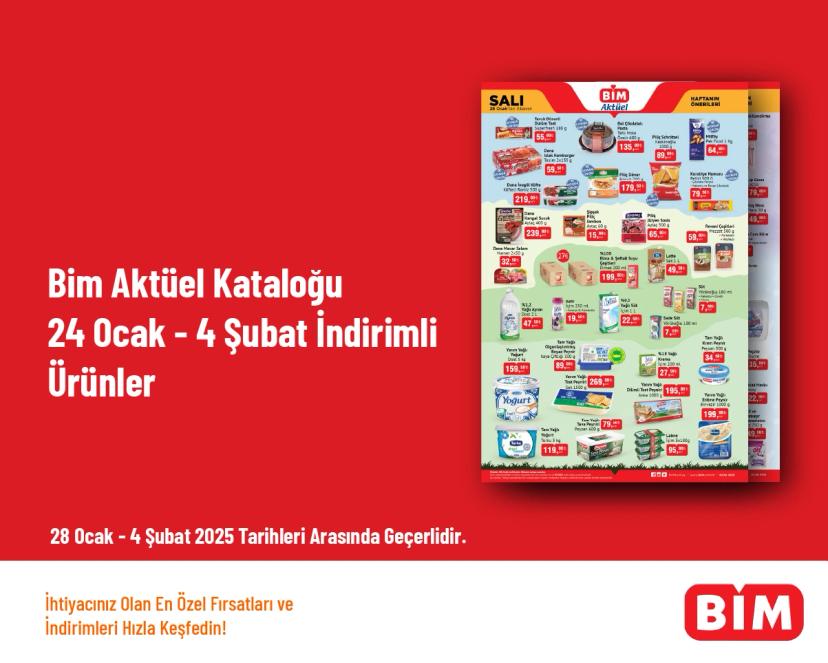 Bim Aktüel Kataloğu - 24 Ocak - 4 Şubat İndirimli Ürünler