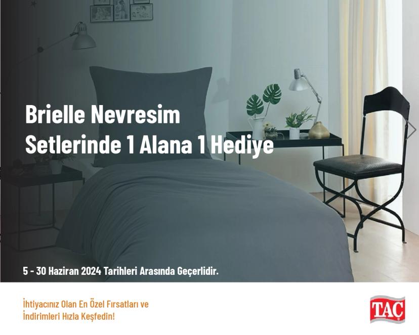 Taç İndirimleri - Brielle Nevresim Setlerinde 1 Alana 1 Hediye