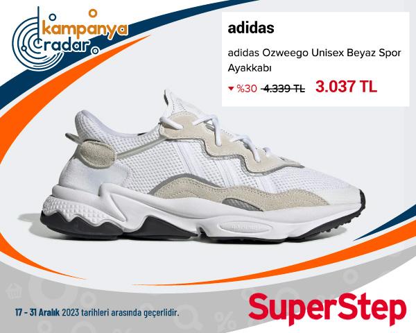 Adidas Ozweego Unisex Beyaz Spor Ayakkabı İndirimi