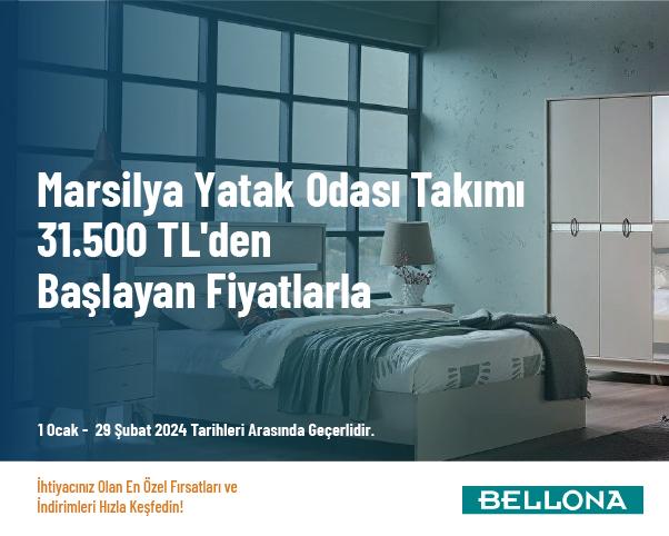 Marsilya Yatak Odası Takımı 31.500 TL'den Başlayan Fiyatlarla