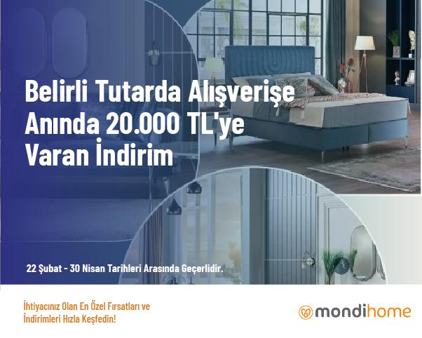 Belirli Tutarda Alışverişe Anında 20.000 TL'ye Varan İndirim