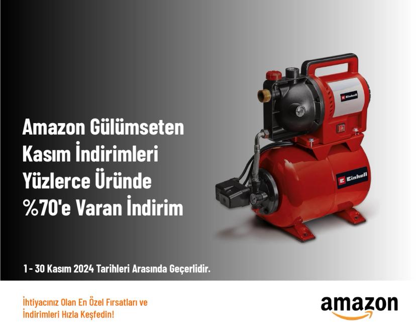 Amazon Gülümseten Kasım İndirimleri - Yüzlerce Üründe %70'e Varan İndirim