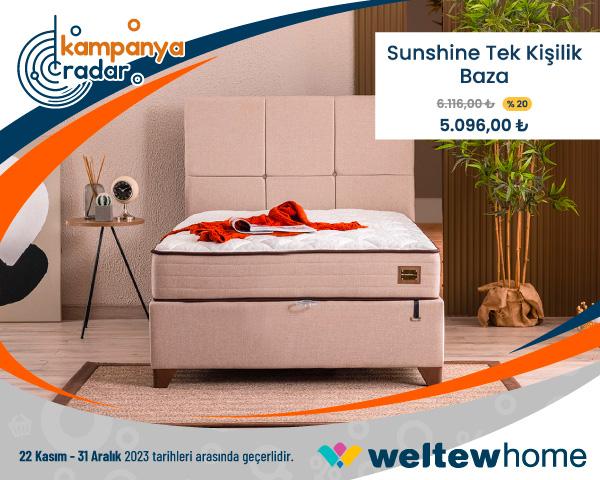 Weltew Sunshine Tek Kişilik Baza İndirimi