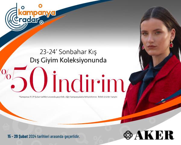 Dış Giyimde %50 İndirim