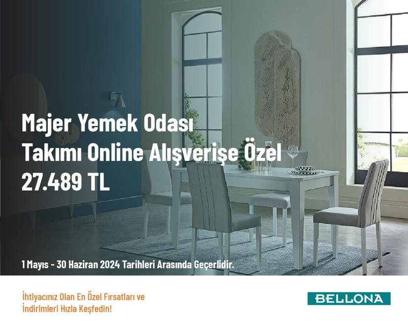 Majer Yemek Odası Takımı Online Alışverişe Özel 27.489 TL