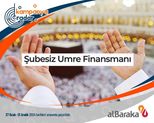 Albaraka Türk Şubesiz Umre Finansmanı