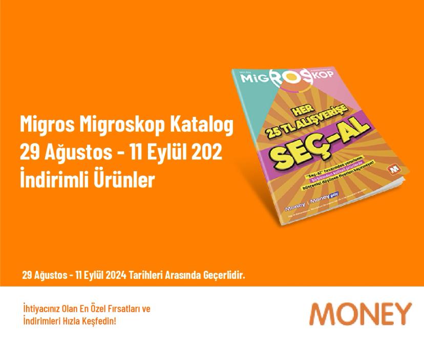 Migros Migroskop Katalog - 29 Ağustos - 11 Eylül 2024 İndirimli Ürünler