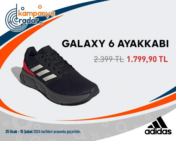 Adidas GALAXY 6 Erkek Koşu Ayakkabı İndirimi