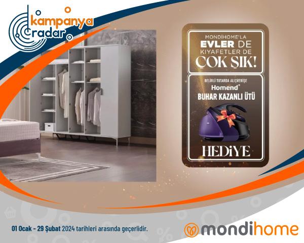 44.990 TL Üzeri Alışverişlerde Homend Marka Ütü Hediye!